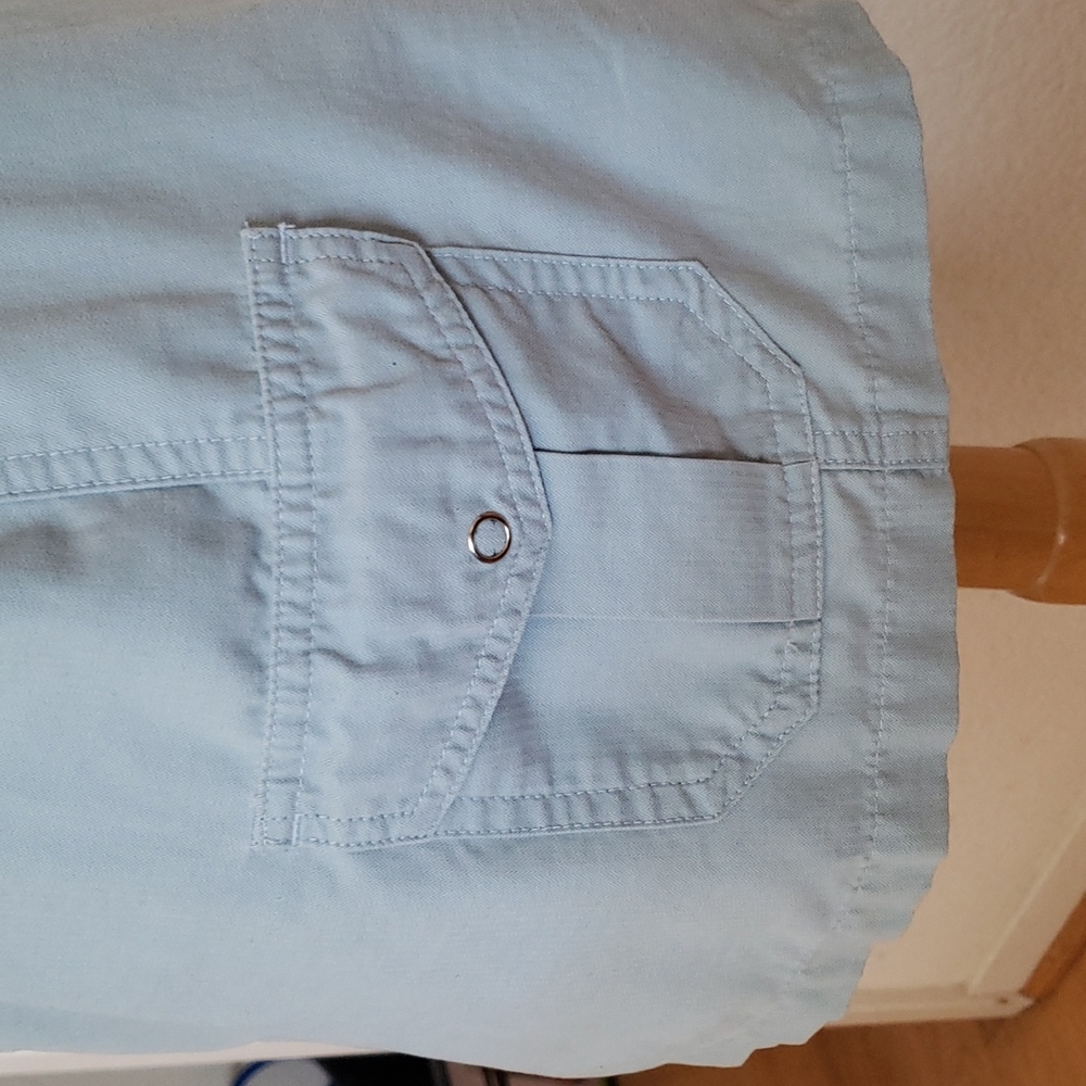 Horny Toad Light Blue Walking Skirt Size 6 - image 3